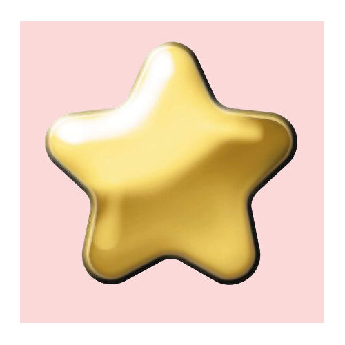 Mount Studs Gold Solid Shape Plain Star